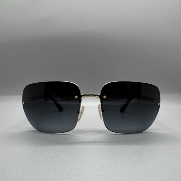 EUC Authentic Prada Sunglasses SPR63V Tortoiseshell Gray Gold with Original Case - Picture 10 of 15